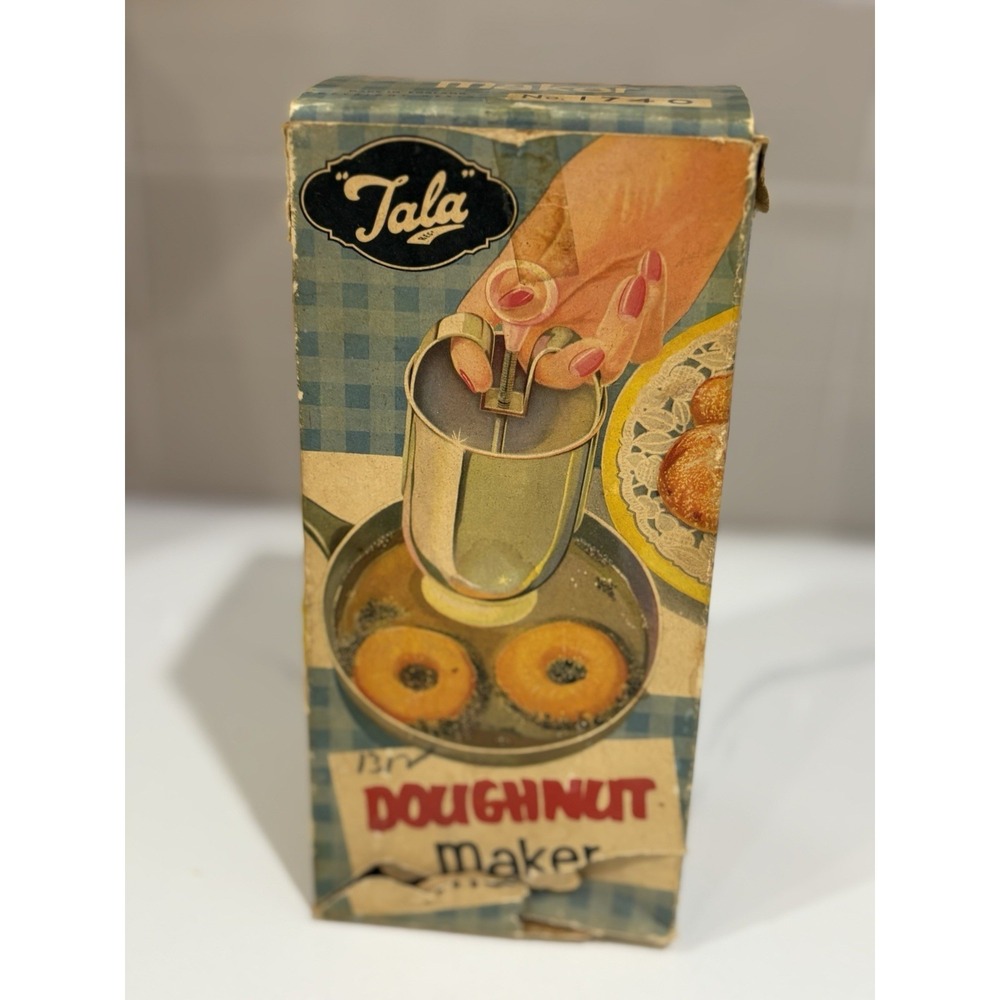 Vintage Tala Doughnut Maker No. 1740 with Original Box – Made in England